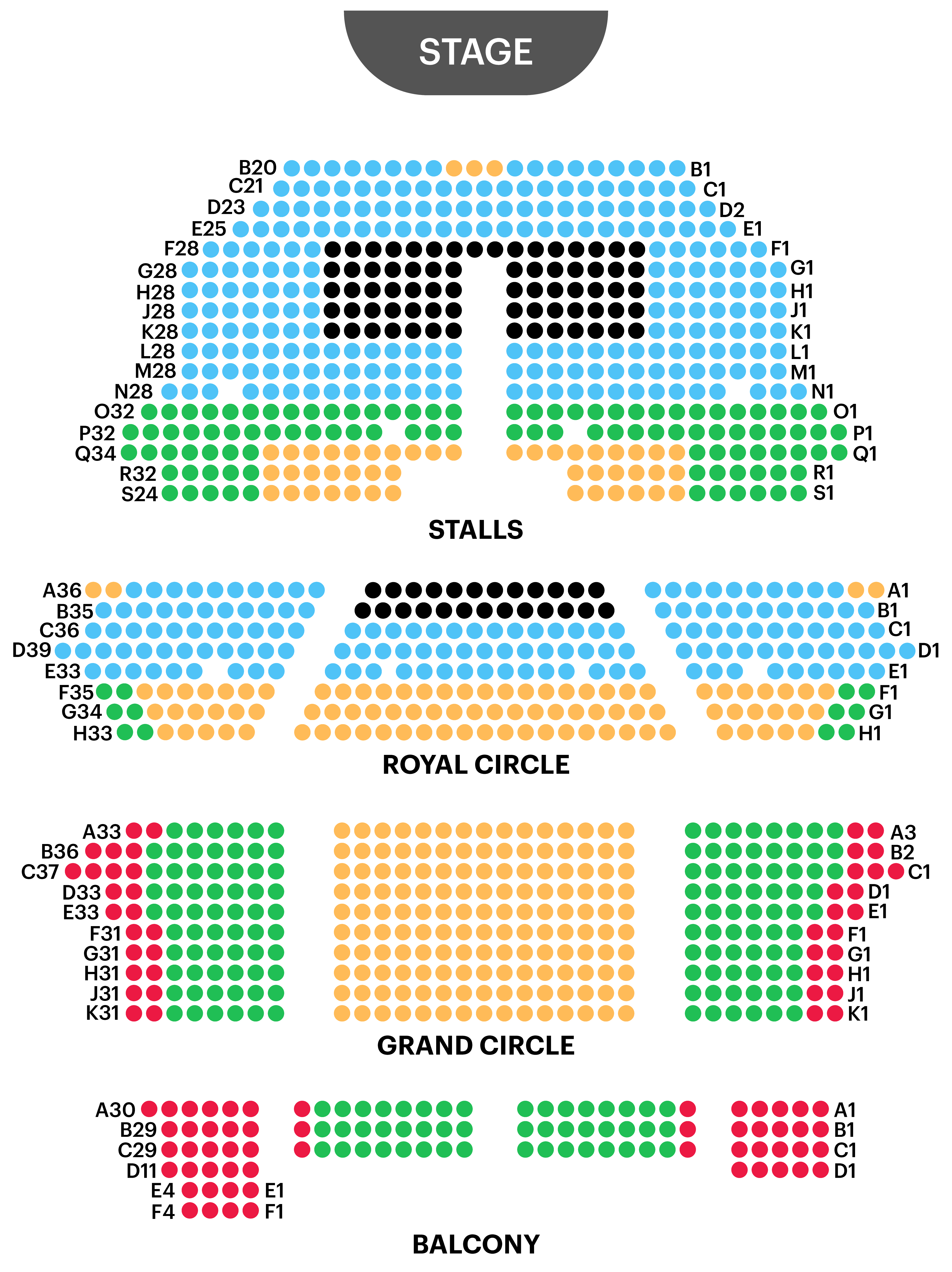 Kenneth More Theatre Seating Plan Two Birds Home